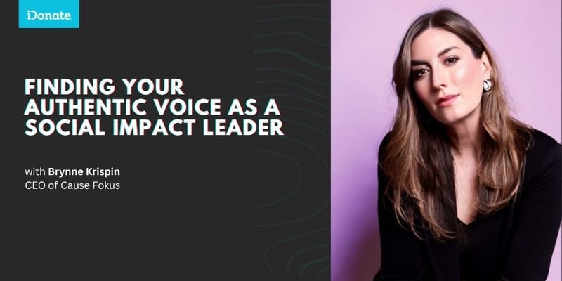 Finding Your Authentic Voice as a Social Impact Leader