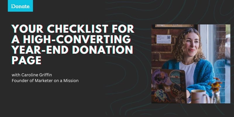 Your Checklist for a High-Converting Year-End Donation Page