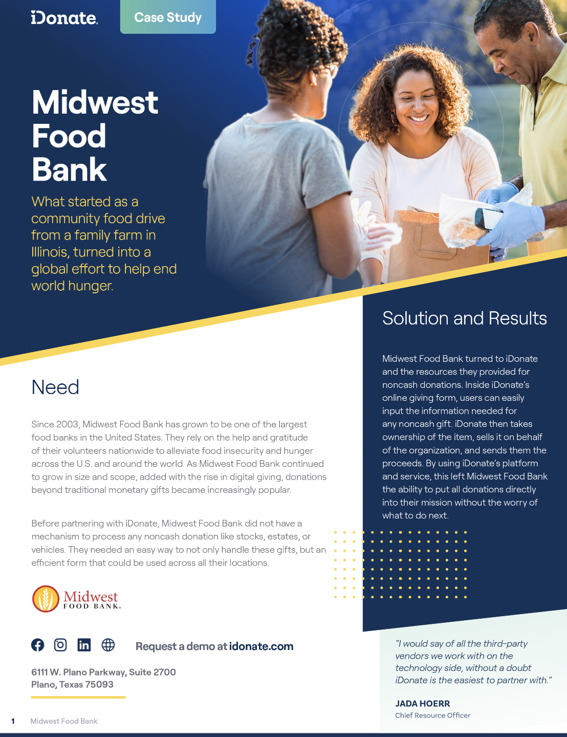 Midwest Food Bank Case Study Image