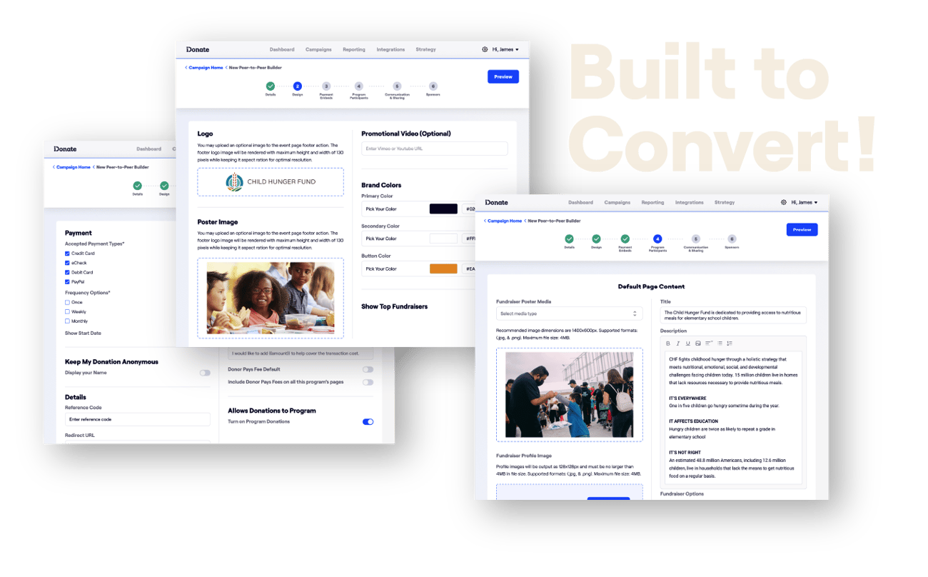 Peer-to-Peer Campaign Builder is Built to Convert