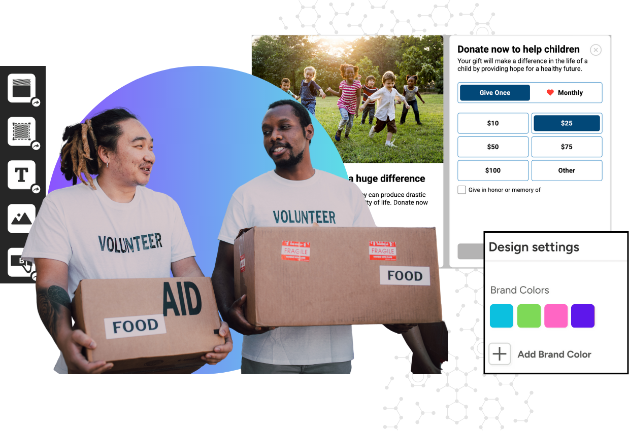 Relief + Aid Subpage hero