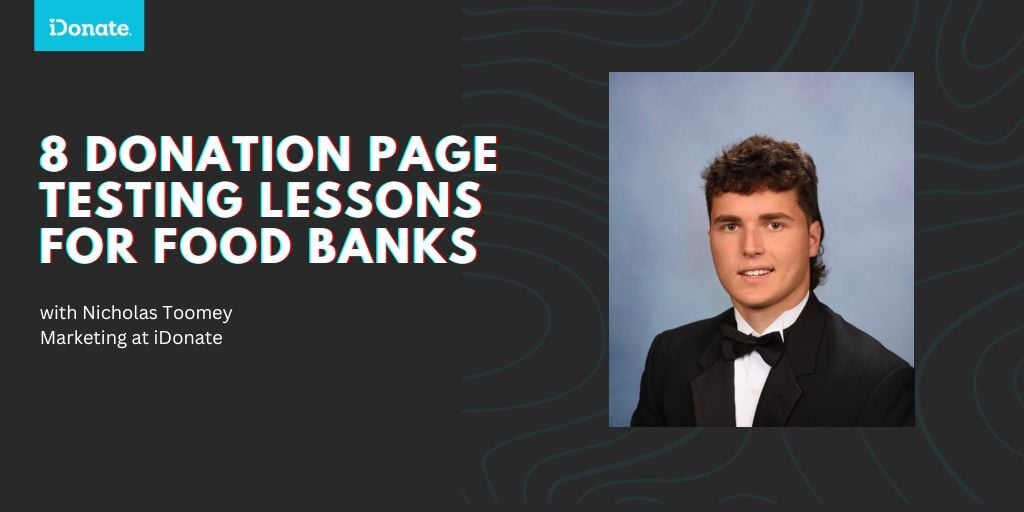 8 Donation Page Testing Lessons for Food Banks