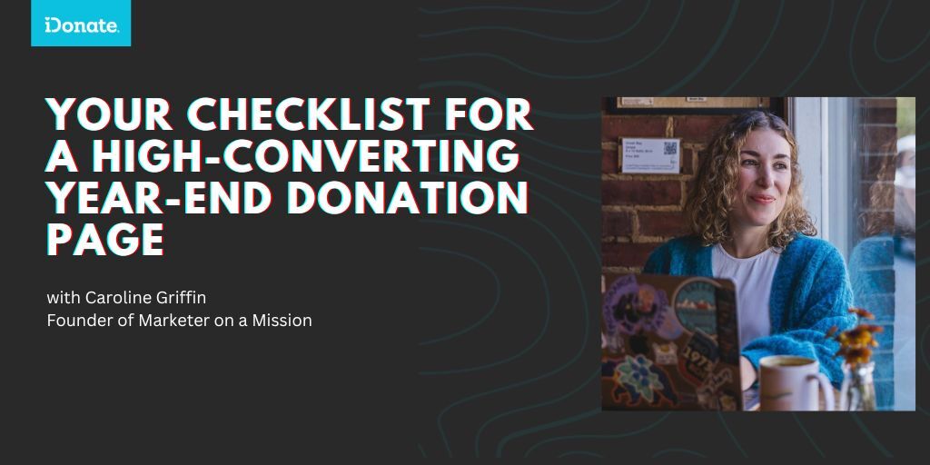 Your Checklist for a High-Converting Year-End Donation Page