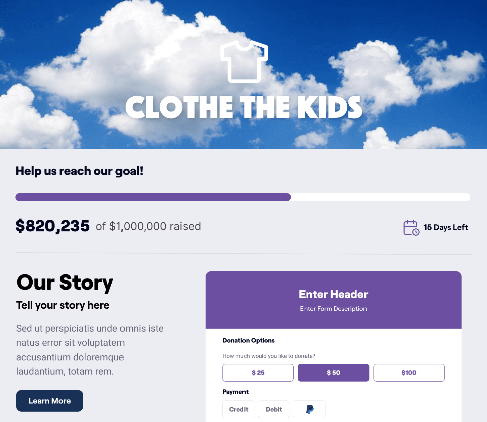 Goal Meter by iDonate