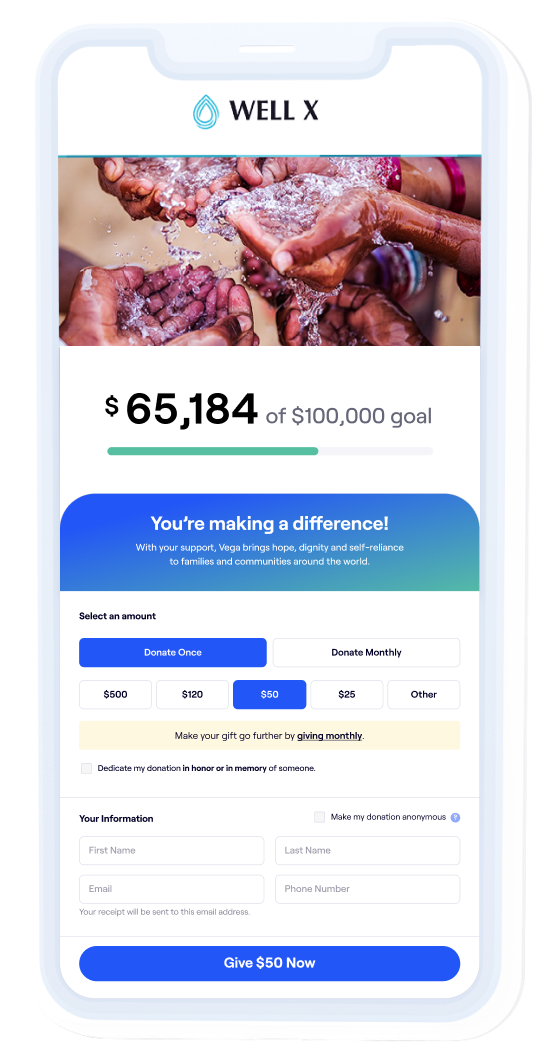 Take control of your giving experience