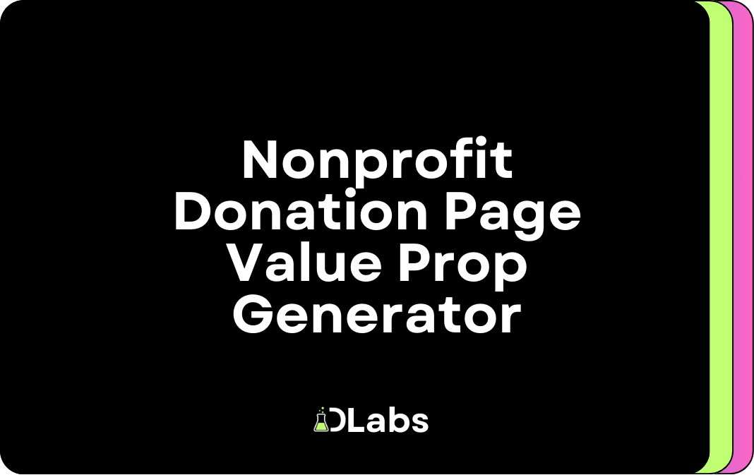 Website_IDLabs_Value Prop Generator